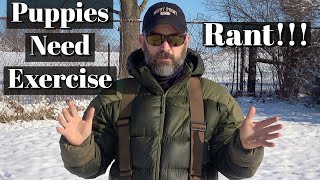 Puppies Need Exercise  Uncle Stonnie Goes on a Rant [upl. by Barmen]