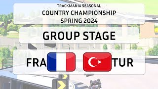 Trackmania Seasonal Country Championship Spring 2024  Round 5  France vs Turkey [upl. by Gine305]