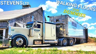 Do You Know How A WALKING FLOOR Trailer Works  Well Let Me Show You This EXPENSIVE Trailer [upl. by Eneleoj]