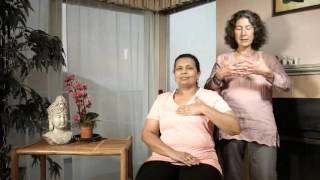 Manual Lymph Drainage MLD demonstrated on lymphedema patient [upl. by Esmerolda]