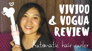 VIVIDO amp VOGUA Automatic Hair Curler Review [upl. by Elleinad]