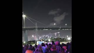 Melbourne Skyline Fireworks  New Years Eve 23  Grazeland [upl. by Noirad]