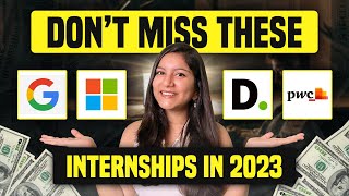 Best Internship Opportunities of 2023  Top 7 Internships for College Students [upl. by Nisaj424]