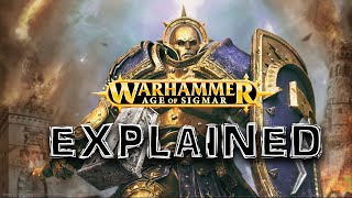 Age Of Sigmar EXPLAINED by an Australian  Entire Plot and Lore [upl. by Lavella179]