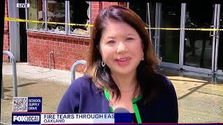 ICONIC BOOKSELLERS  BOOK STORE  IN OAKLAND CA DESTROYED BY FIRE TODAY TUESDAY JULY 30 2024😳😭🔥 [upl. by Sikram]