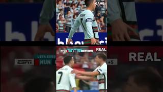 Ronaldo Euro Goal Recreated in FIFA 22 fifa fifa22 football gaming fut eafc shorts [upl. by Aigil]