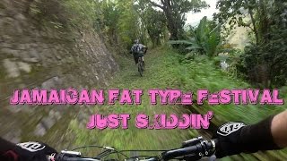 Mountain Biking Just Skiddin Jamaica [upl. by Tterrag367]