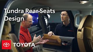 2014 Tundra Tundra Design CrewMax Rear Seats  Toyota [upl. by Ydnerb]