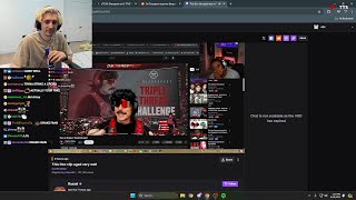 xQc reacts to this Dr Disrespect clip aged very poorly [upl. by Aicilaana]