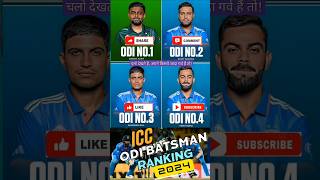 ICC mens ODI ranking 2024  trending shorts [upl. by Coral]