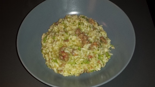 Risotto con salsiccia e broccoli semplice e gustoso  Primi piatti [upl. by Kokaras153]