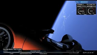 Watch SpaceXs Falcon Heavy launch a Tesla Roadster on 5th anniversary of debut flight [upl. by Primavera945]