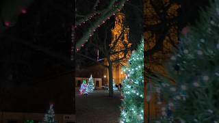 Cathedral Square at Christmas so beautiful Milwaukee Wisconsin The Cathedral of St John [upl. by Rehpotsrihc]