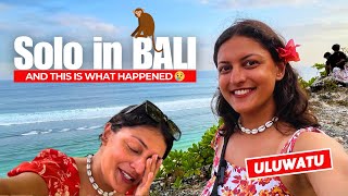 Travelled SOLO to Uluwatu BALI and this is WHAT HAPPENED  Bali Travel Vlog 2024  Things to do [upl. by Bekha]