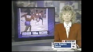 Diane Dixon  Newsport Correspondent US Indoor Championships 1996 [upl. by Rocco236]