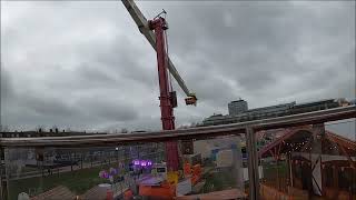 kermis Malieveld Den Haag 2023 vanuit het reuzenrad Lamberink [upl. by Ecinej259]