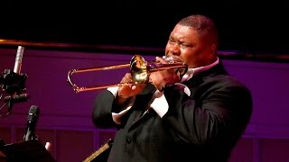 Wycliffe Gordon plays SWING THAT MUSIC at CancerBlows 2015 [upl. by Branen144]