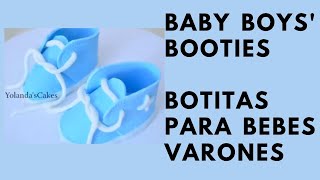 Baby Boys Booties  Botitas para Bebes Varones [upl. by Nesnaj422]