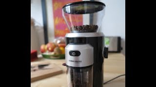 Test und Unboxing Rommelsbacher EKM 300 Kaffeemühle [upl. by Naugal62]