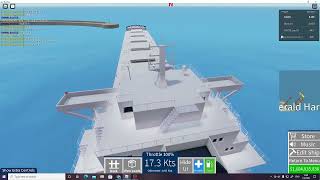 Roblox  Driving Panamax Bulk Carrier in Shipping Lanes [upl. by Amarette]