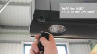 How To Program a Hormann Handset to a new Bi Secur Hormann Promatic Opener [upl. by Je]