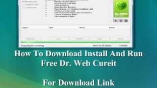 Free Dr Web Cureit How To Download Install And Run [upl. by Leban]