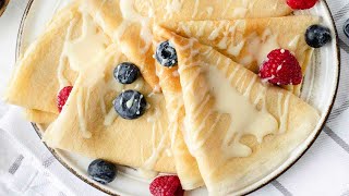 Deliciously Simple Mastering the Easy Crepe Recipe in Minutes [upl. by Rotow]