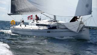 ELAN 350 SPINNAKER SAILING [upl. by Hassin]