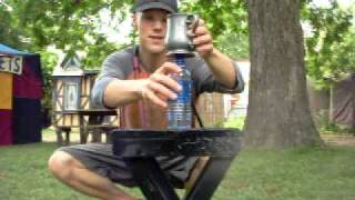 Bullwhip Cracking Bottle Tricks [upl. by Polad]