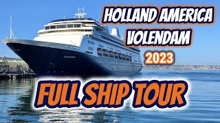 HOLLAND AMERICA VOLENDAM SHIP TOUR  FULL NARRATED WALKTHROUGH [upl. by Oicneserc]