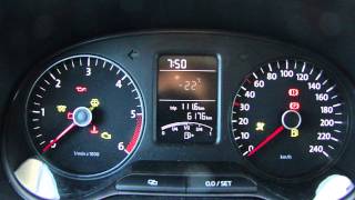 Volkswagen Polo TDI холодный запуск 25cold start [upl. by Ayihsa952]