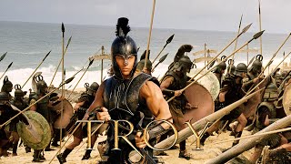 Brad Pitt  Orlando Bloom  Peter OToole  The Temple Of Apollo Sacked  Troy 2004 [upl. by Leveridge]