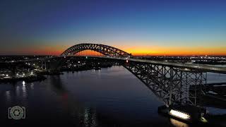 Bayonne New Jersey 4K cinematic drone video  Autel Evo Nano  Bayonne Bridge [upl. by Arjan946]