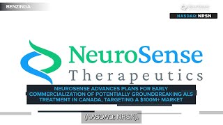 NeuroSense Moves Toward Early Commercialization Of ALS Treatment In Canada Eyeing 100M Market [upl. by Renaxela]