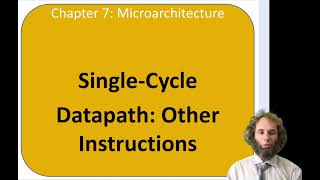 DDCA Ch7  Part 3 RISCV SingleCycle Processor Datapath Extending Instructions [upl. by Idoux86]