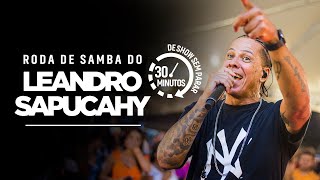 Roda de Samba do Leandro Sapucahy Ao Vivo  MEIA HORA DE SAMBA DIRETO [upl. by Acinna71]