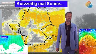 Kurzzeitig mal Sonne abseits der Alpen Bald neues Hoch Wettervorhersage 311008112024 [upl. by Scheld]