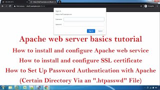 Apache web server basics tutorial Tamil [upl. by Ylagam]