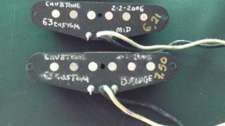 Chubtone Stratocaster Pickups [upl. by Ahtnams]