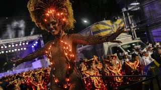 Karneval in Rio Spektakel im Sambodrom trotz DengueFieber [upl. by Tahpos]