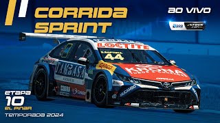 STOCK CAR BRB 2024 AO VIVO  10ª ETAPA  CORRIDA SPRINT  EL PINAR URUGUAI [upl. by Conte]