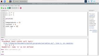 14  Variables Thonny  The BeginnerFriendly Python Editor [upl. by Anyaled]