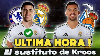 🚨 Mercado del Real Madrid ¡Ceballos en salida Enzo Fernández el sustituto de Kroos y Lunin [upl. by Melak]