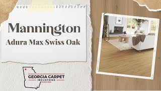 Mannington Adura Max Swiss Oak 7quot Vinyl Plank [upl. by Haim]