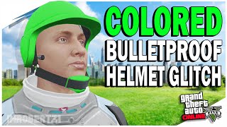 GTA 5 Colored Bulletproof Helmet Glitch Any Colored Helmets XBOX PS4 BEFF GTA 5 Glitches [upl. by Gaven]