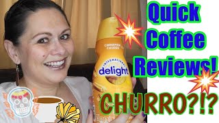 CINNAMON CHURRO International Delight Quick Coffee Creamer Review With Frugal Mama [upl. by Mandel195]