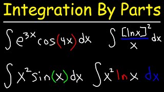 Integration By Parts [upl. by Jaal131]