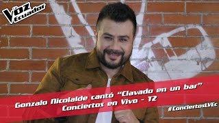 Gonzalo Nicolalde cantó “Clavado en un bar”  Conciertos en Vivo  T2  La Voz Ecuador [upl. by Aniaj382]