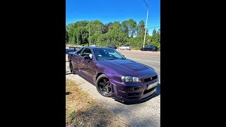 Nissan Skyline R34 GTR VSpec II  Exhaust Sounds 🇯🇵 [upl. by Gnirol]