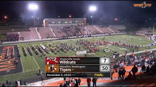 Massillon Tigers vs Westerville South Wildcats 1132023 [upl. by Mcripley]